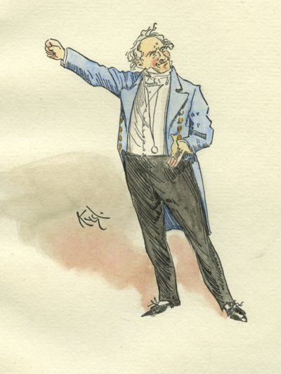 Mr. Pickwick from The Pickwick Papers by Joseph Clayton Clarke